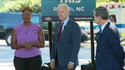 Biden visits vax center rather than border or tragic building collapse in Florida.