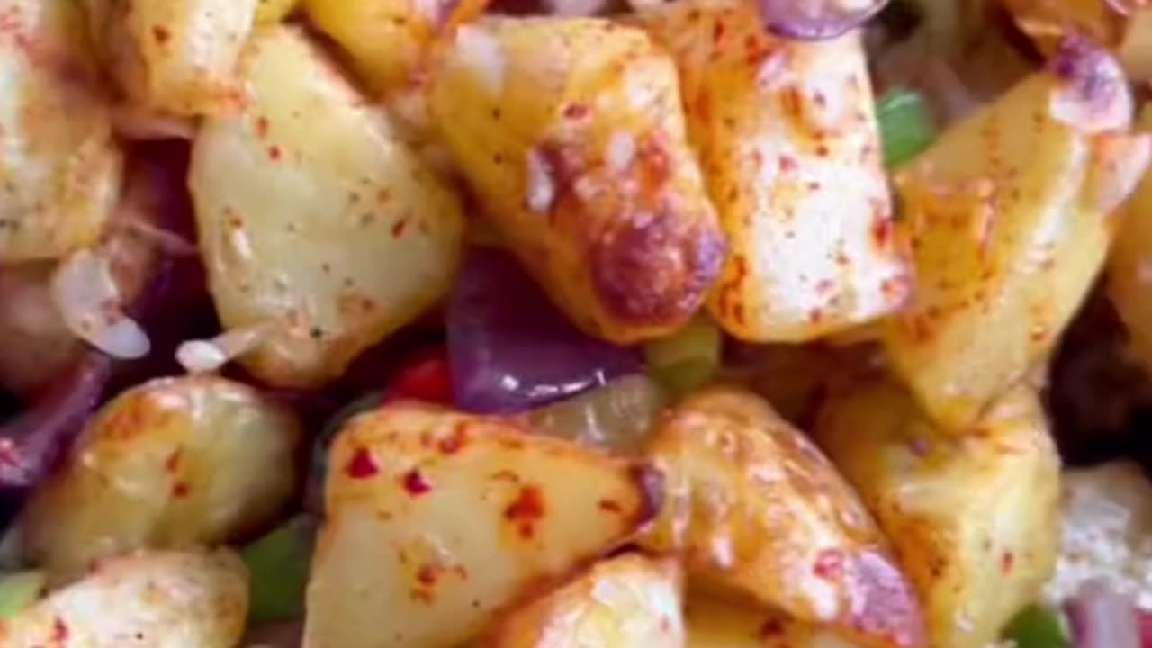 Fiquei com água na boca nessas Batatas com Sal & Pimenta na Airfryer 🥔🌶🥢