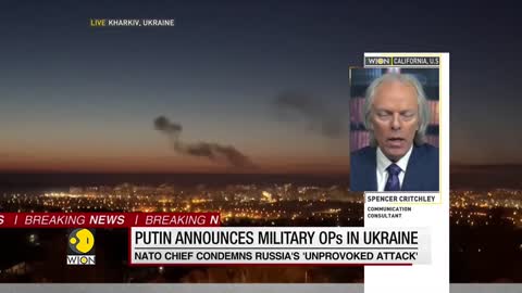 Russia Ukraine Conflict_ Series of explosions reported in Ukraine's capital Kyiv