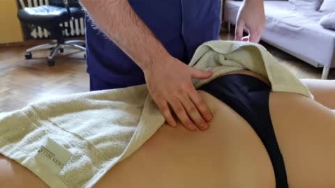 Skill Massage with beautiful girl