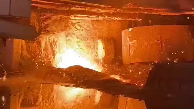 Melting of iron