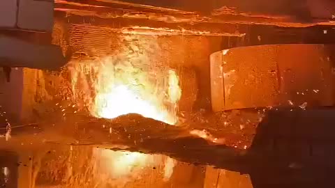 Melting of iron