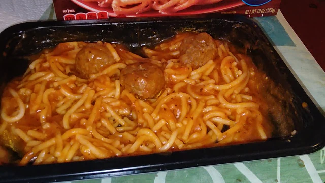 Eating Banquet Spaghetti & Meatballs, Dbn, MI, 3/6/24
