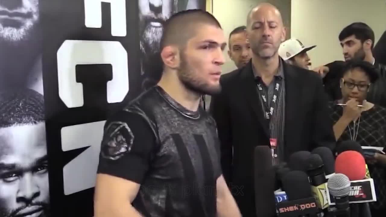 KHABIB Nurmagomedov being real in interviews | Thug Life