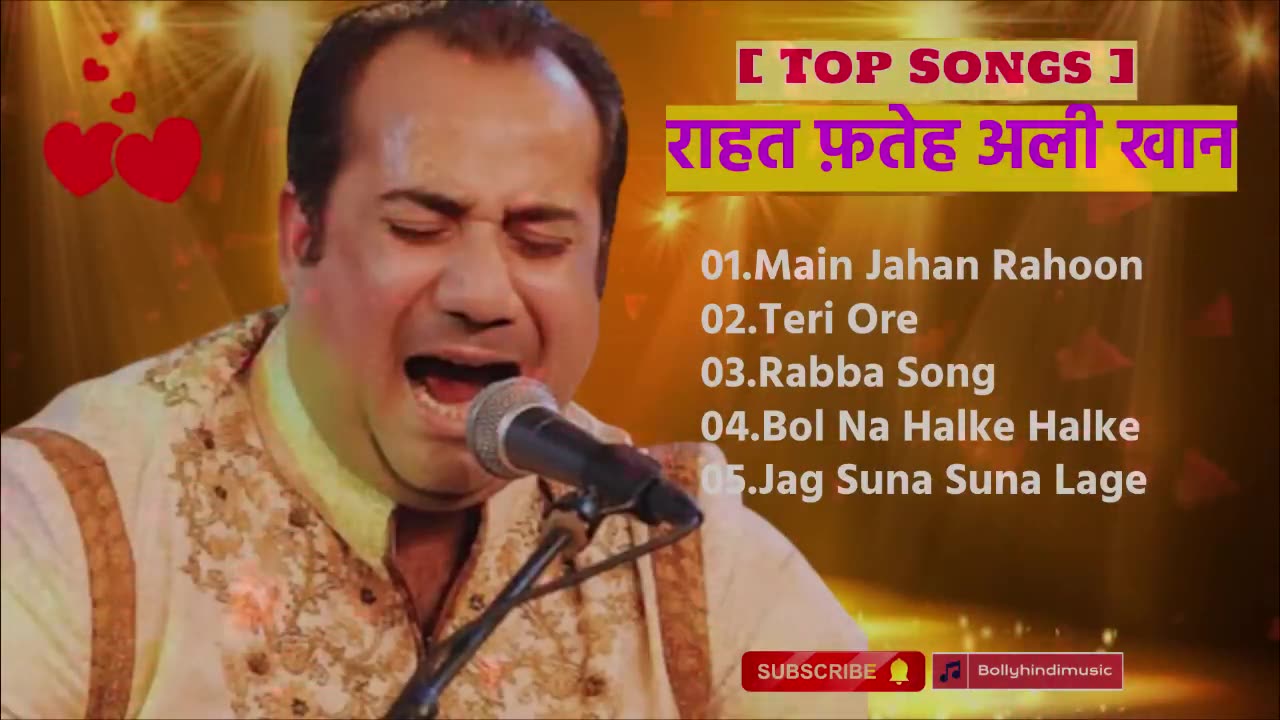 Rahat fateh alisong #bollyhindimusic #rahatfatehalikhansongs