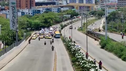 Paro de buses y taxis | Bucaramanga - Floridablanca