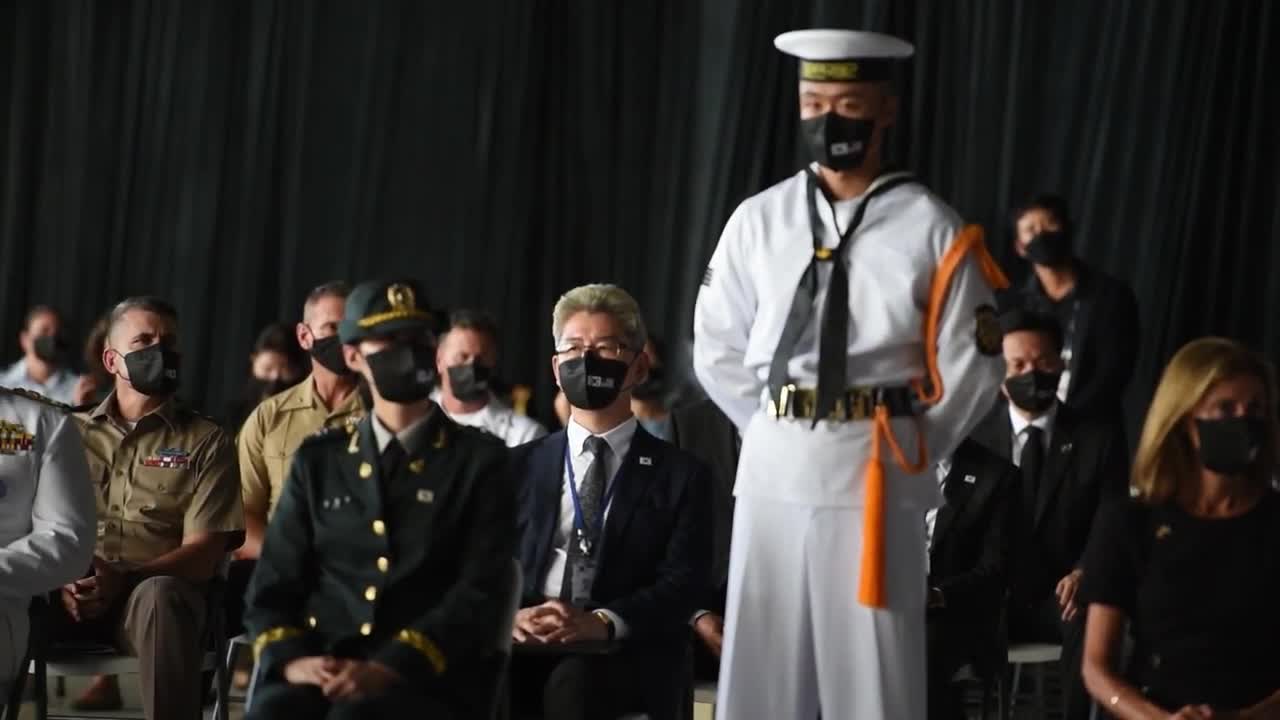 Republic of Korea Repatriation ceremony at Joint Base Pearl Harbor-Hickam