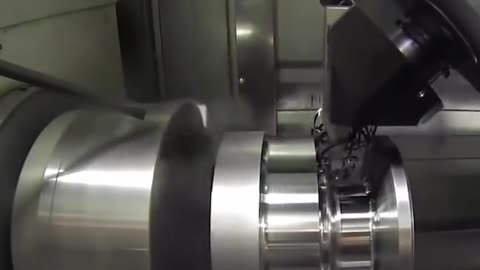 Machining process of fully automatic numerical control lathe