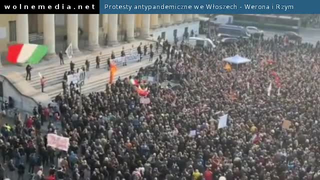 Anticovid protests in Italy