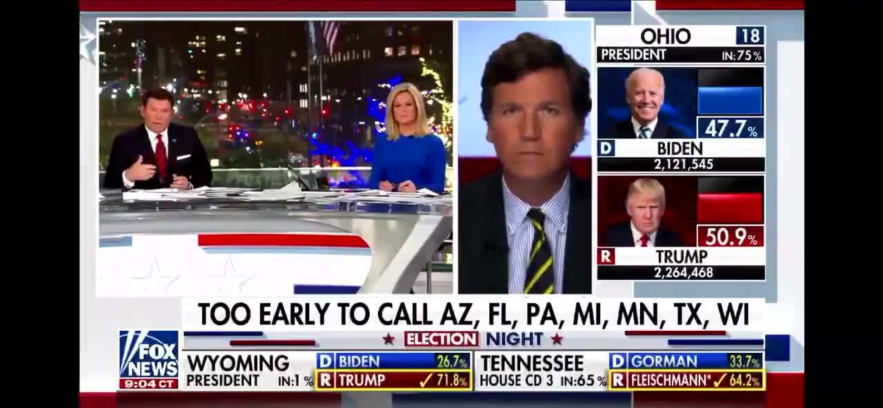 Tucker Carlson Calls Out the Media on Election Night