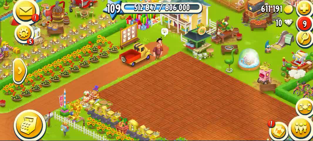 Playing Hay Day