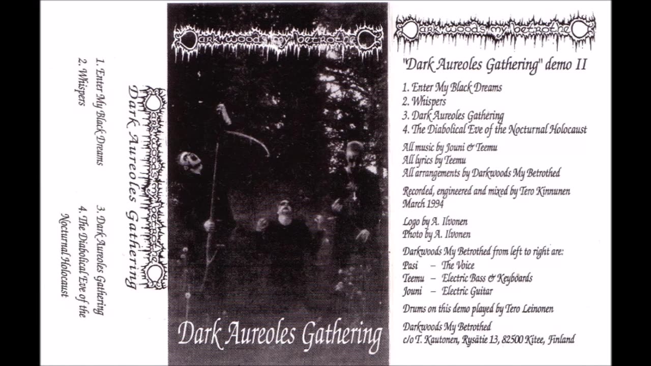 darkwoods my bethrothed - (1994) - Dark aureoles gathering (demo)