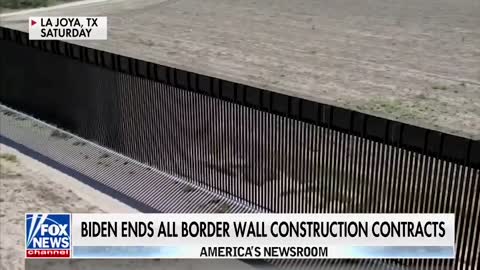 Bill Melugin reports on Joe Biden blocking border wall construction