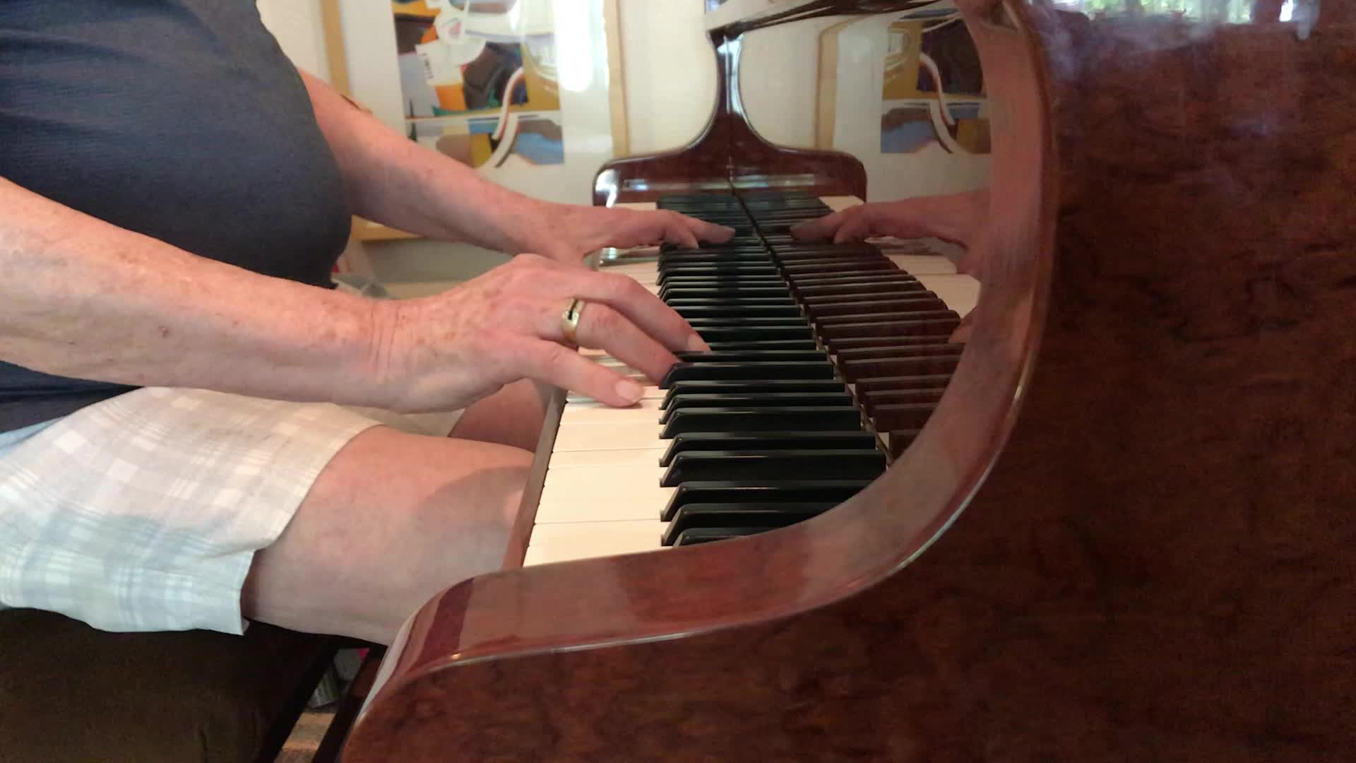 J. Norman Stewart plays Dancing In The Dark