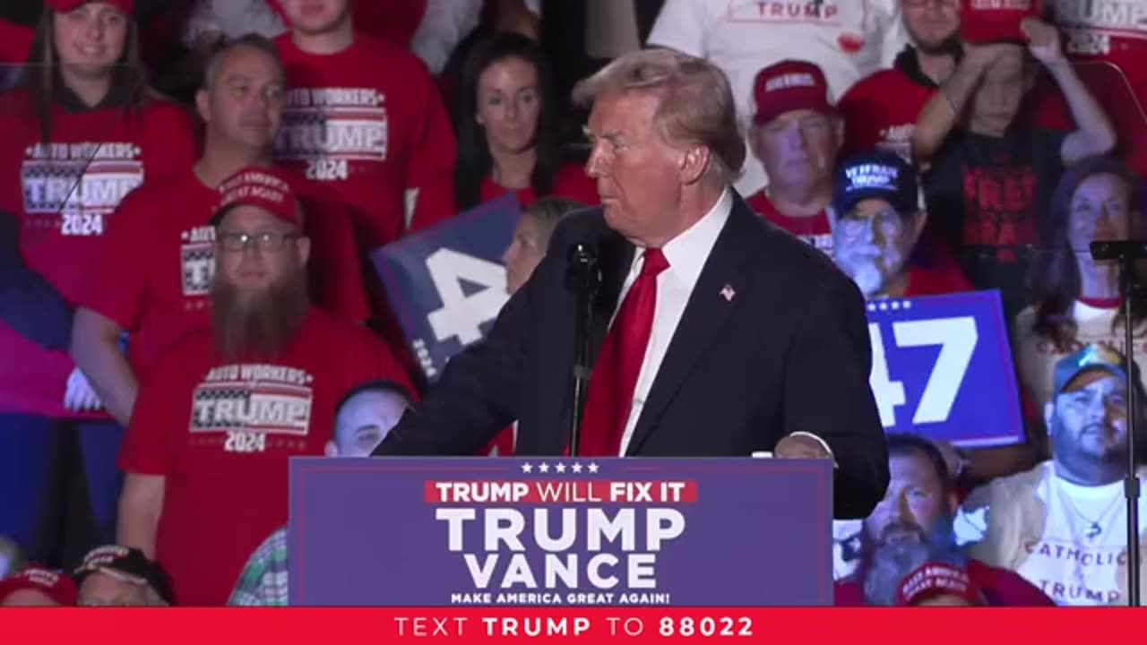 45+ Full Speech | Warren Michigan Rally (11/1/2024)
