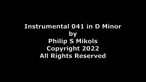 Instrumental 041 in D Minor