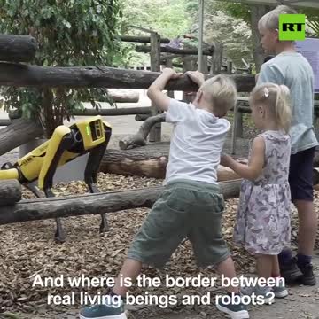 German Zoo Experiments with Robot Dog Exhibit
