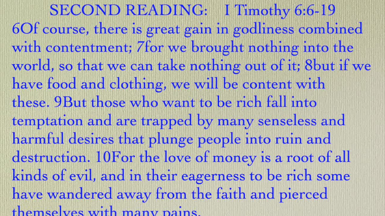 Pentecost 16 2022 Worship Service