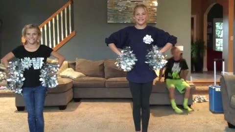 Little Brother "Dance Bombs" his Sisters!