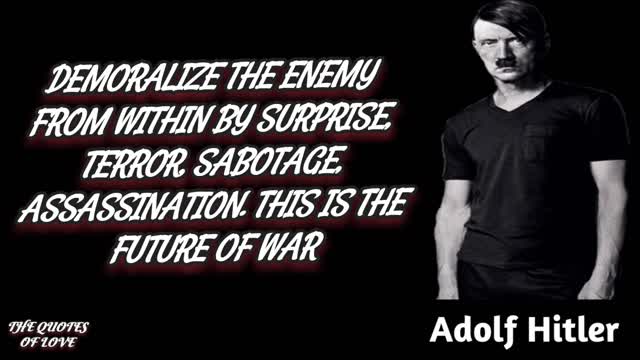 The quotes of Adolf Hitler the best quotes