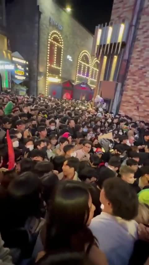 BREAKING: Multiple victims after Stampede during Halloween event in Seoul