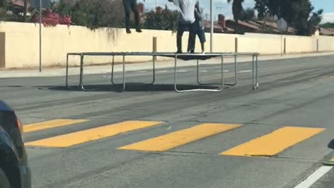 Trampoline Street Party