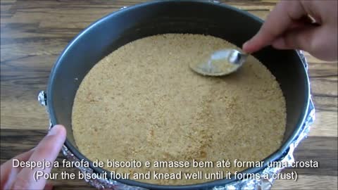 Incrível esta receita de Cheesecake Nova York / Incredible this recipe of New York Cheesecake