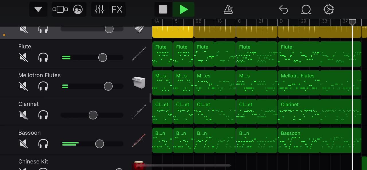 Made in garageband: Tielman Susato - Ronde VII - II - Estoit une fillette