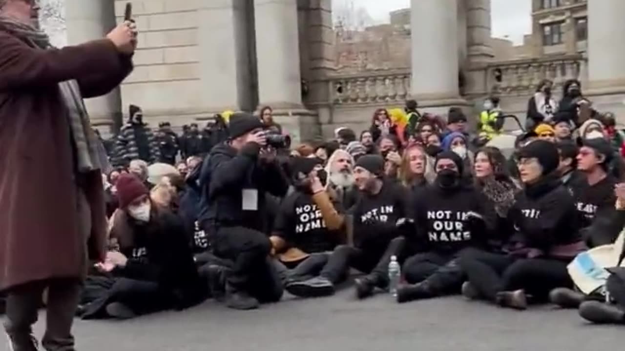 NYC: Pro-Palestinian Protesters Stand For The Innocent Bombing Victims