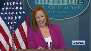 Psaki and WH Press Corp Burst Into Laughter at the "Crime Spree" Engulfing US Cities