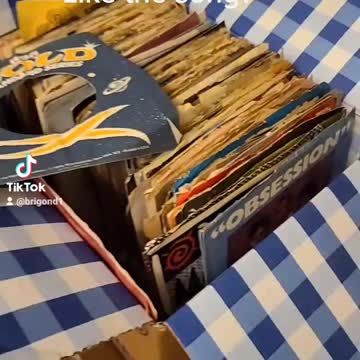 Given to me 45s record albums