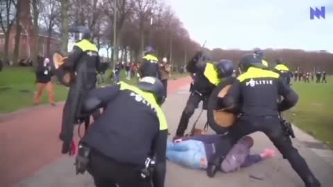 Police Brutality In Amsterdam Should Be Causing International Outrage