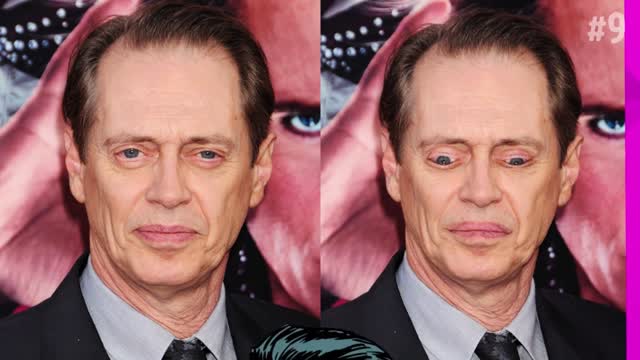 Optical illusion Steve Buscemi, deception of vision 11