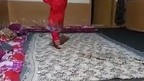 Kid dancing