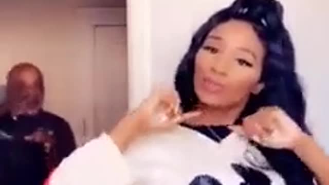 Father Accompanying His Daughter Caught While Dancing Live