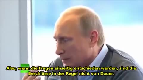 Putin über Sinn und Unsinn der UNO sowie die deutsche Schuld an den Weltkriegen
