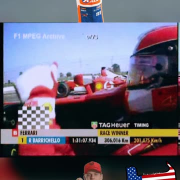 SHORT - GP de Indianapolis de 2002 - F1 - Vitoria do Barrichello