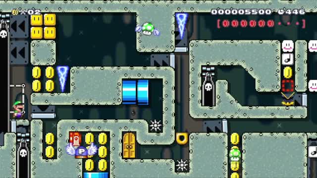 Mario Maker 2 Troll Roy's Spelunking Caverns