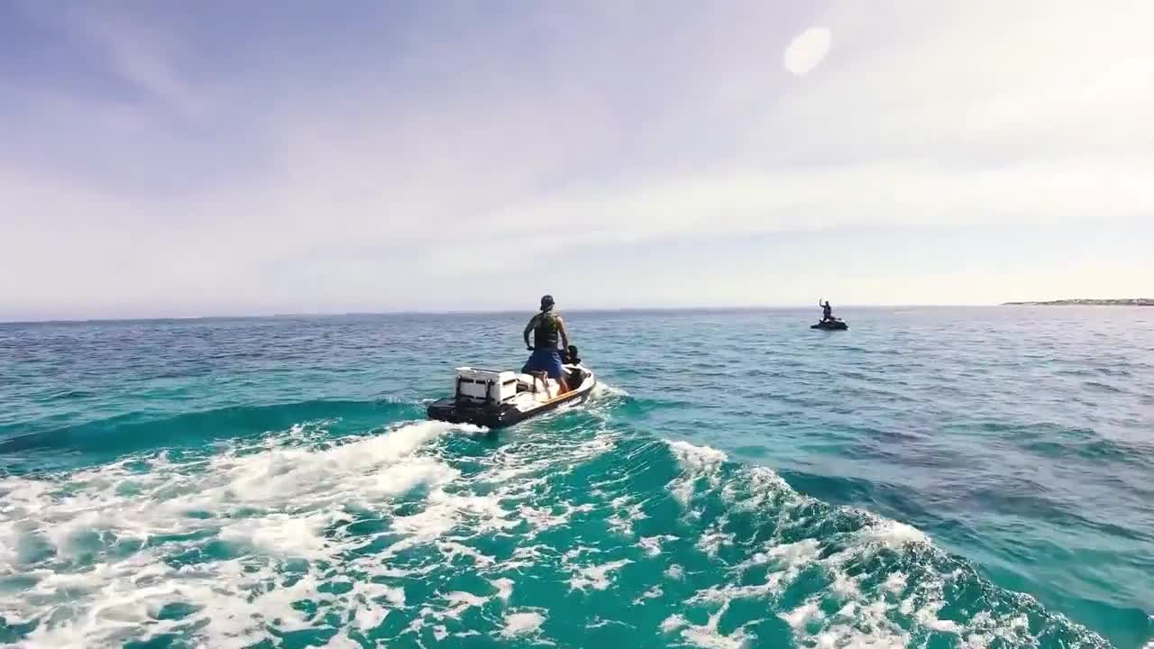 Fishing on a Jet Ski