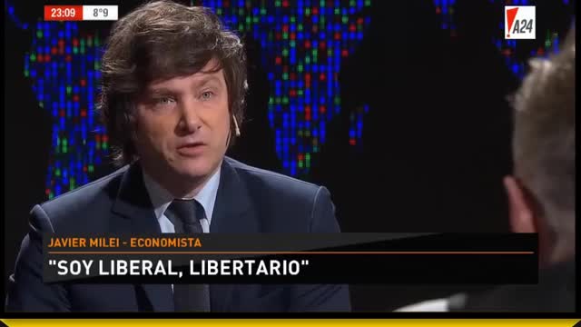 "YO SOY LIBERAL- LIBERTARIO". JAVIER MILEI