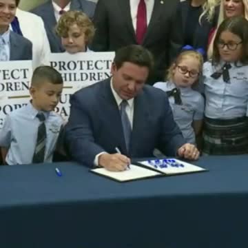 BREAKING! Florida Gov. Ron DeSantis signs controversial 'Don't Say Gay' bill into law.