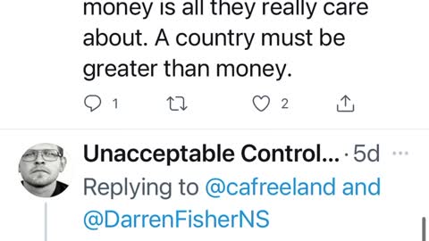 Freeland is delusional