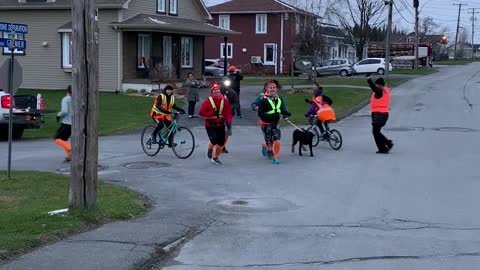 On a couru 530 km durant le Grand défi Pierre Lavoie à la Polyvalente Bélanger