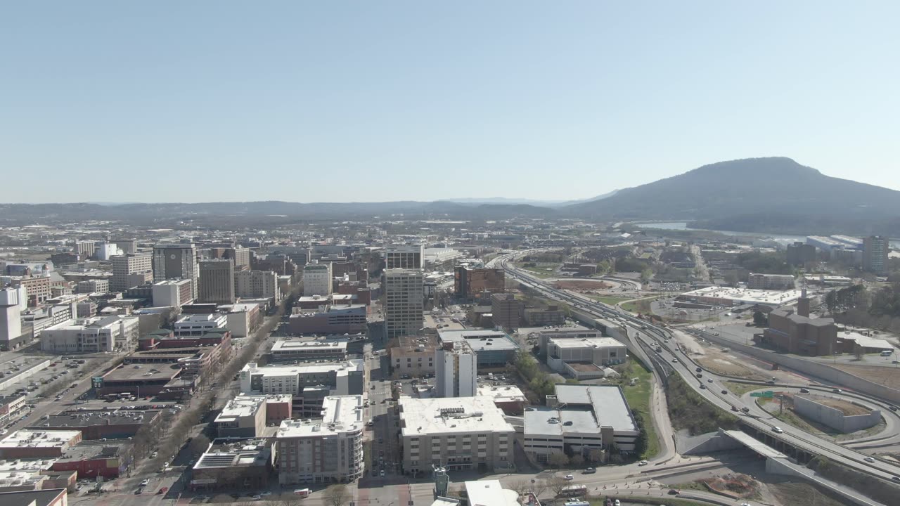 "Elevated Horizons: 4K Drone View of Urban Majesty"