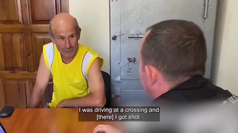 Resident of Stanytsia Luganskaya describes how he was shot by the Ukrainian security forces