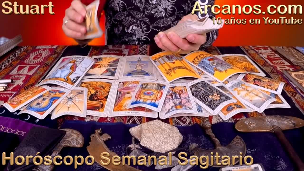 SAGITARIO ENERO 2018-05-28 Ene al 03 Feb 2018-Amor Solteros Parejas Dinero Trabajo-ARCANOS.COM