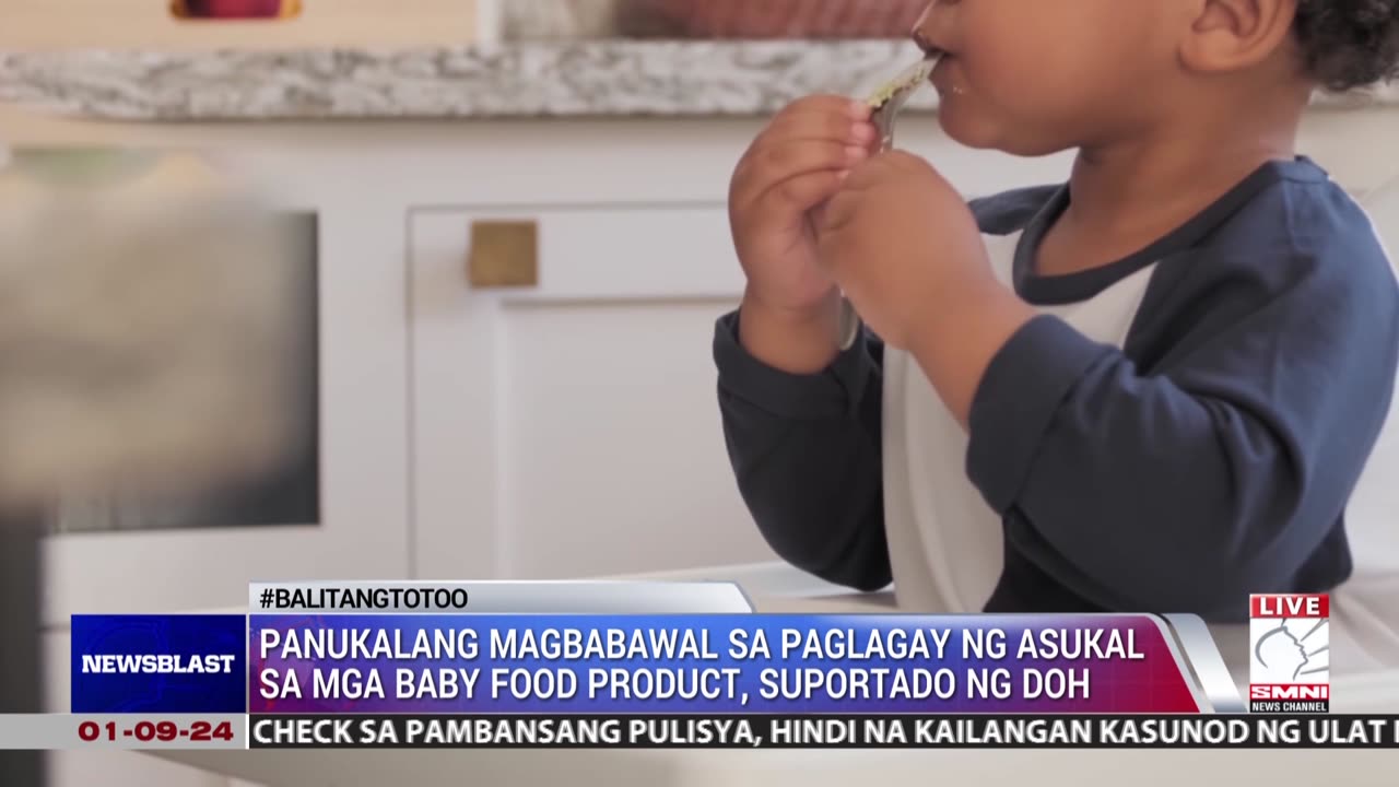 Paglalagay ng asukal sa baby food products, nais ipagbawal ng isang mambabatas