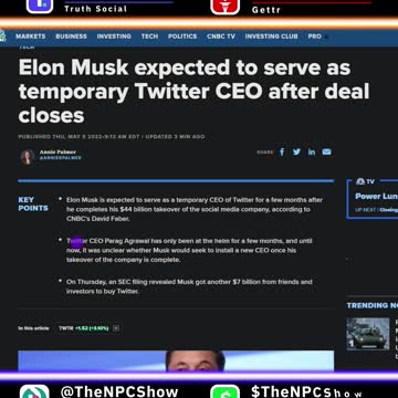 Elon Musk Will Be Twitters CEO To Start Off