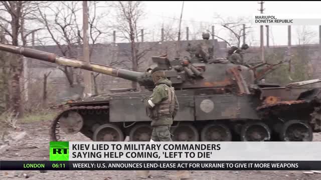 Kiev’s ‘heroic defense’ bravado in Mariupol doesn’t fit with accounts of Ukrainian officers