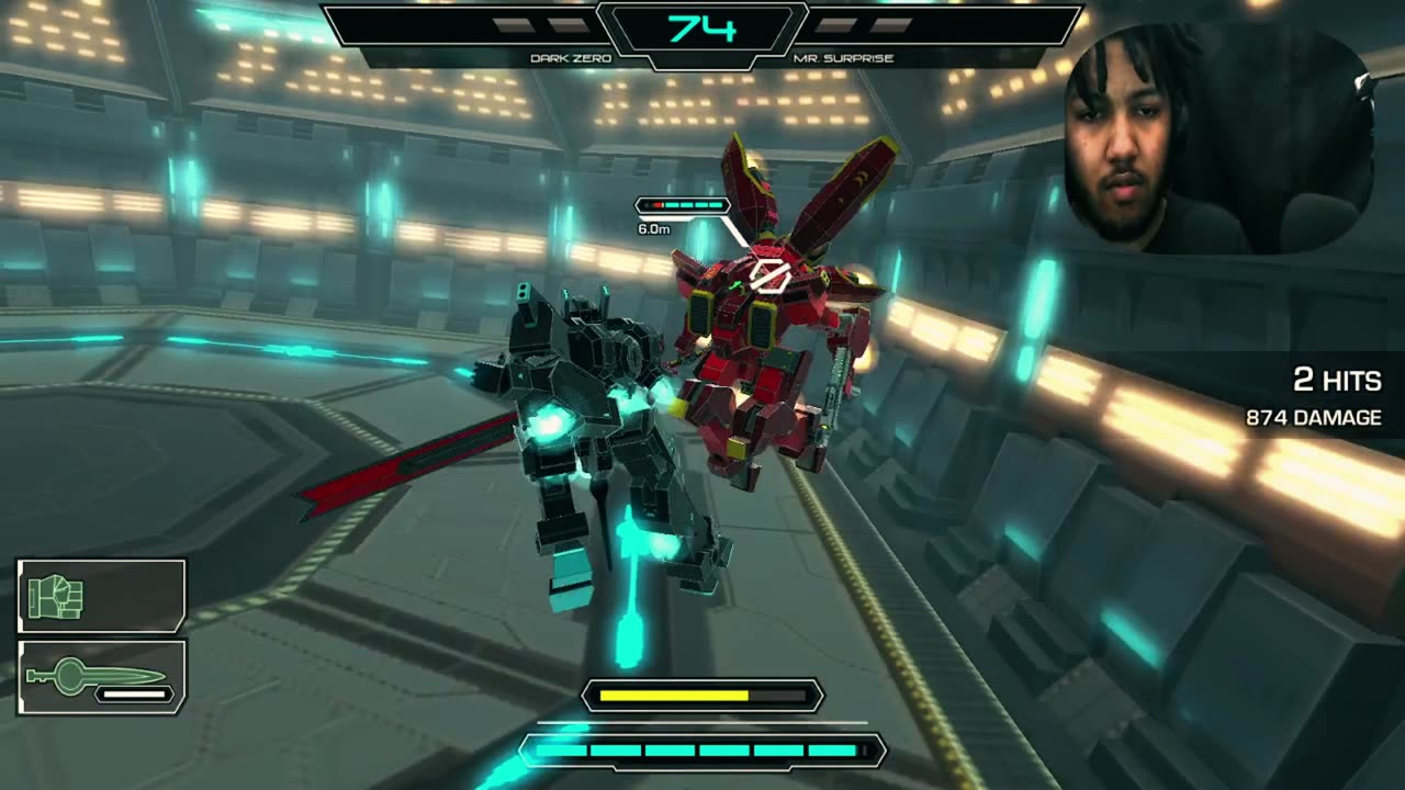 Mech Battle #2 The amatarasu 1 hand sword only build